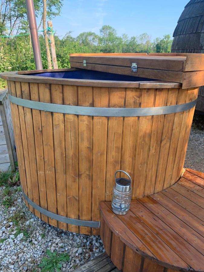 Cabane En Bois Avec Bain Nordique Et Sauna Marigny  외부 사진