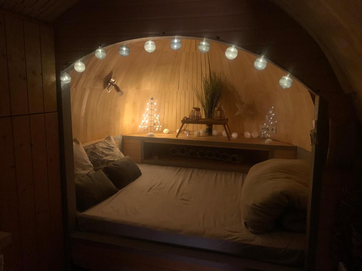 Cabane En Bois Avec Bain Nordique Et Sauna Marigny  외부 사진